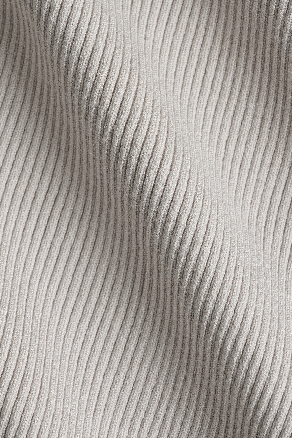 Modern ribbed henley sweater