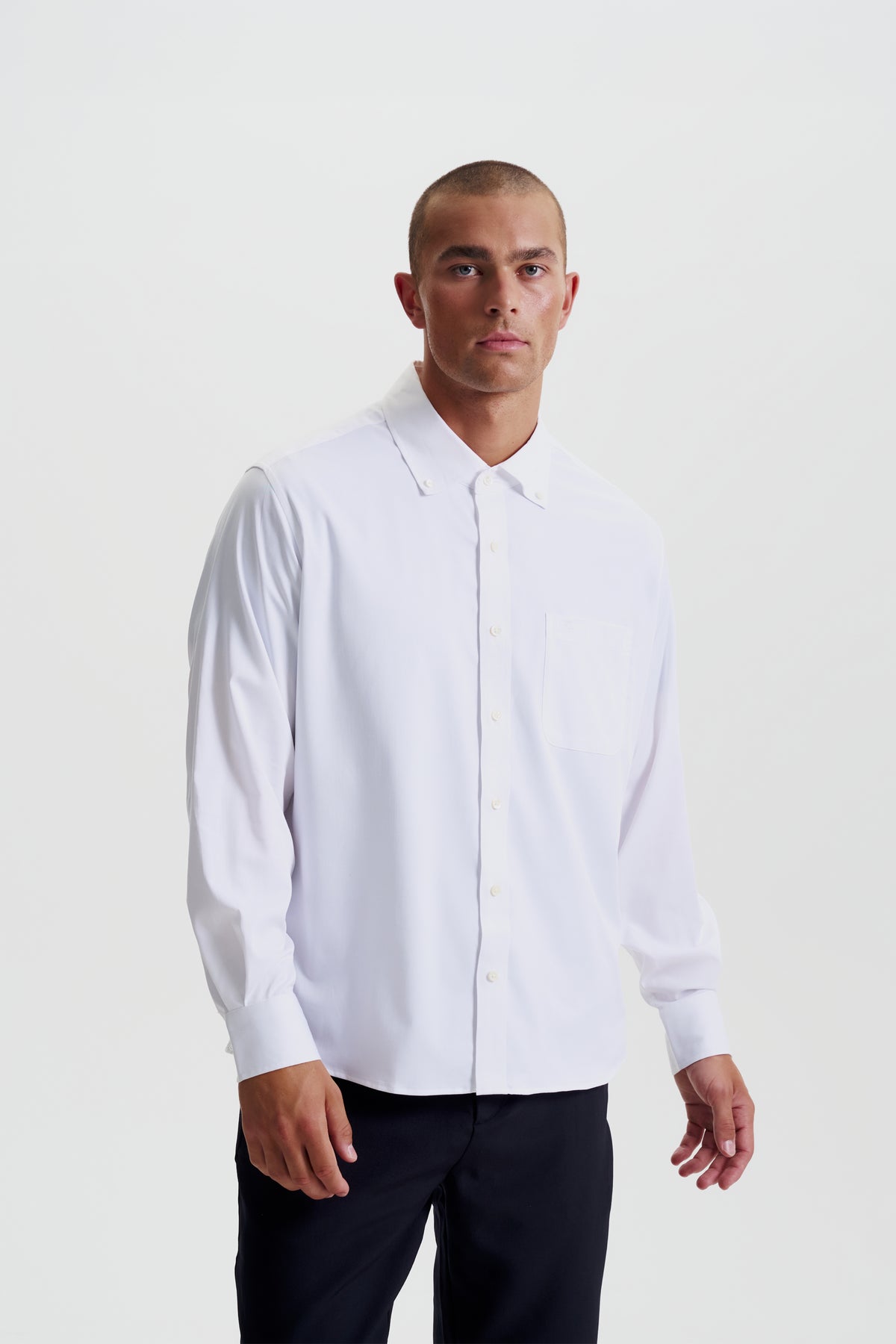 Soft structured oxford shirt
