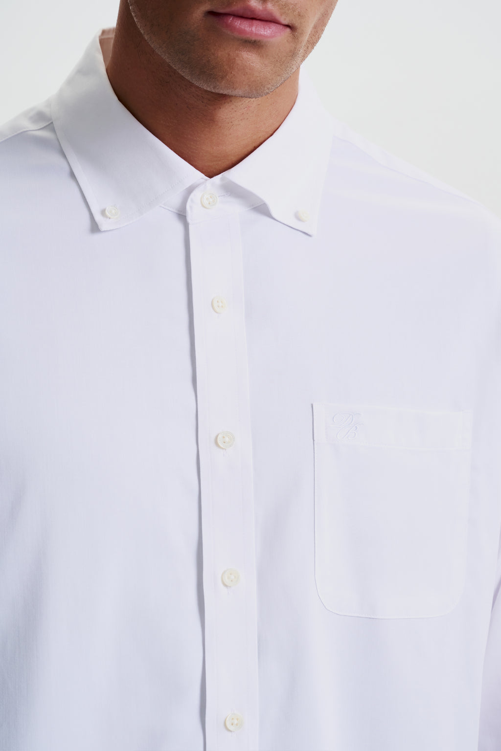 Soft structured oxford shirt