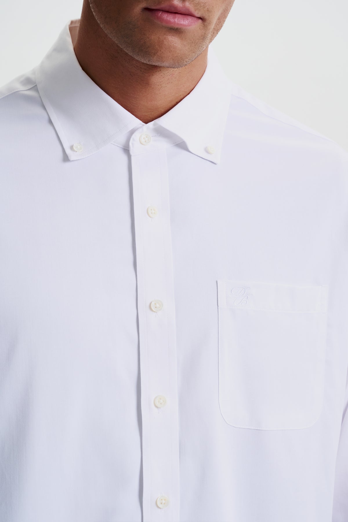 Soft structured oxford shirt
