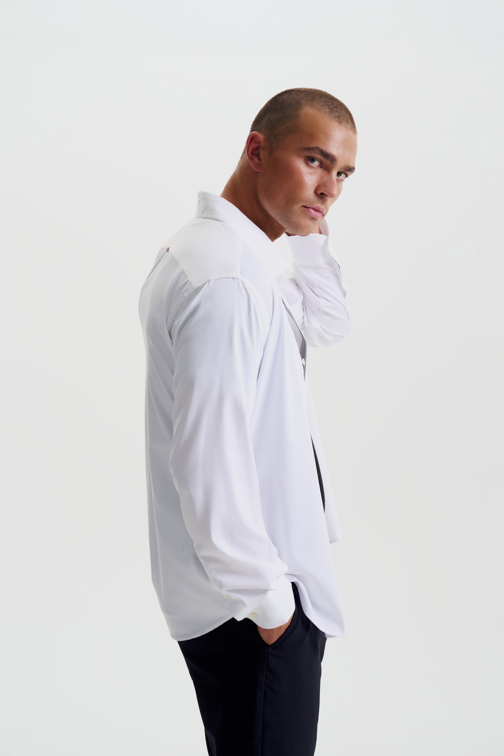 Soft structured oxford shirt