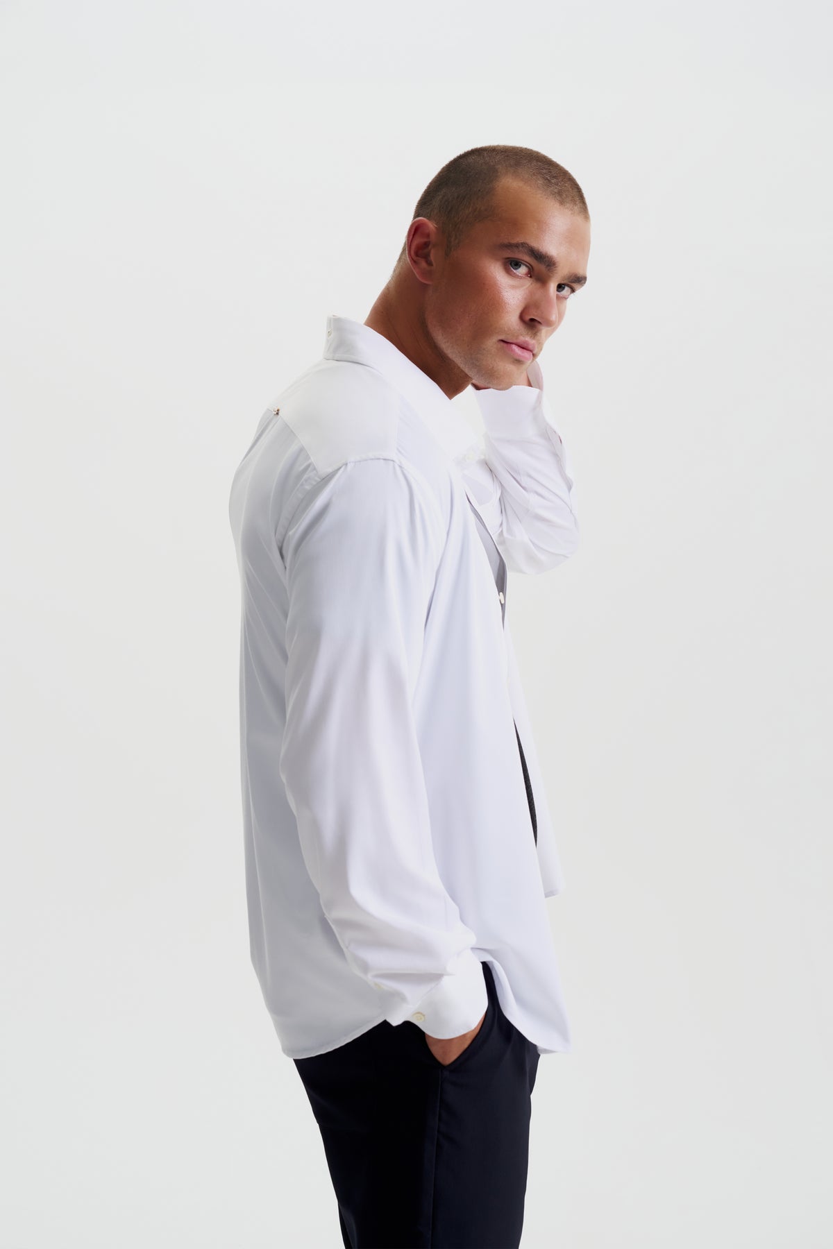Soft structured oxford shirt