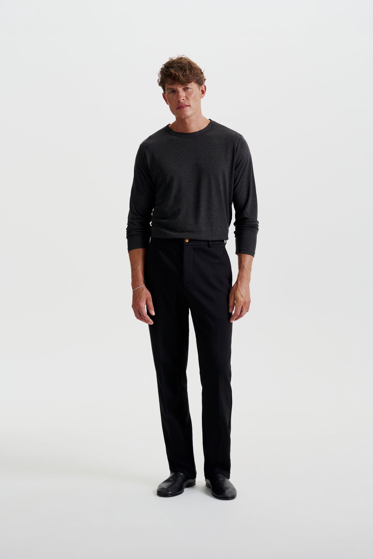 Tailored pleated trousers