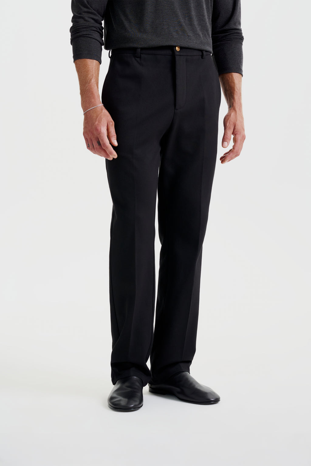 Tailored pleated trousers
