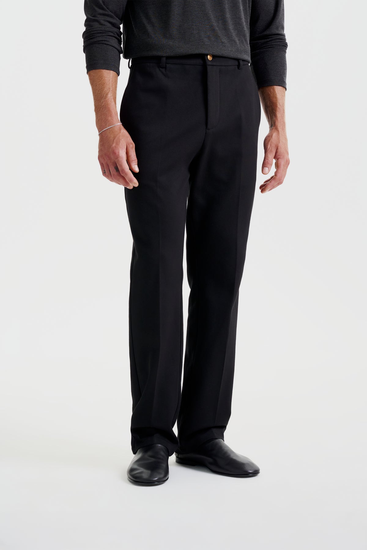 Tailored pleated trousers